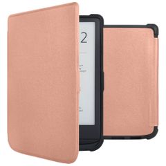 imoshion Slim Soft Case Klapphülle Pocketbook Touch Lux 5 / HD 3 / Basic Lux 4 / Vivlio Lux 5 - Rosé gold
