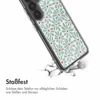 imoshion Design Hülle Samsung Galaxy S24 - Bloom Love Sage Green