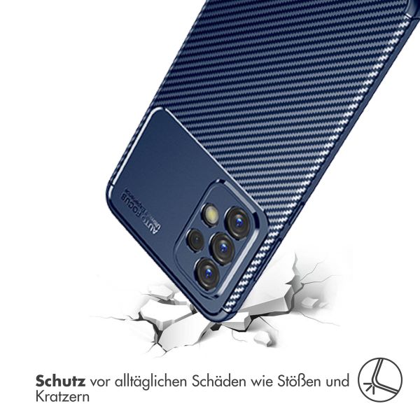 imoshion Carbon-Hülle Samsung Galaxy A33 - Blau