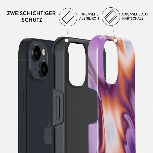 Burga Tough Back Cover für das iPhone 15 Plus - Nebula