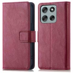 imoshion Luxuriöse Klapphülle Motorola Moto G56 - Braun