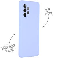 Accezz Liquid Silikoncase  für das Samsung Galaxy A72 - Lila