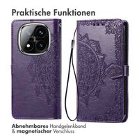 imoshion Mandala Klapphülle Xiaomi Poco X7 - Violett