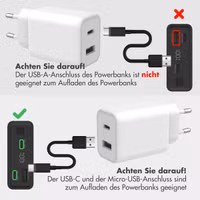 imoshion Ultra Series Aluminium Powerbank 20.000 mAh - Schnellladen bis 33W - Cobalt Blue