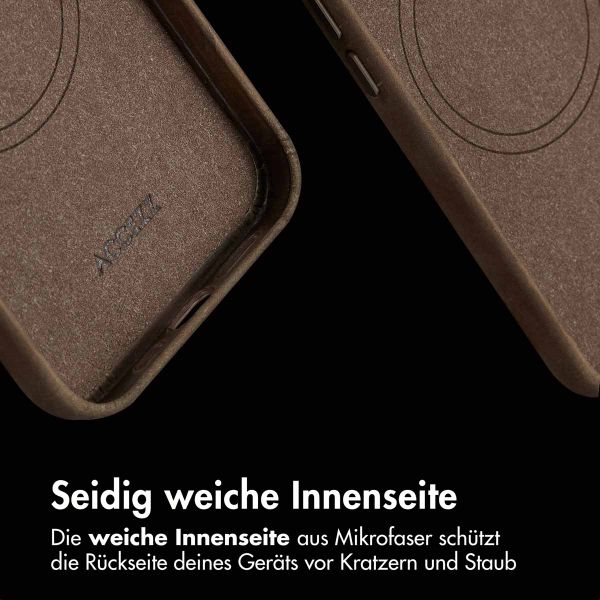 Accezz Vintage Leather Magsafe Backcover Apple iPhone 13 - Rustic Brown