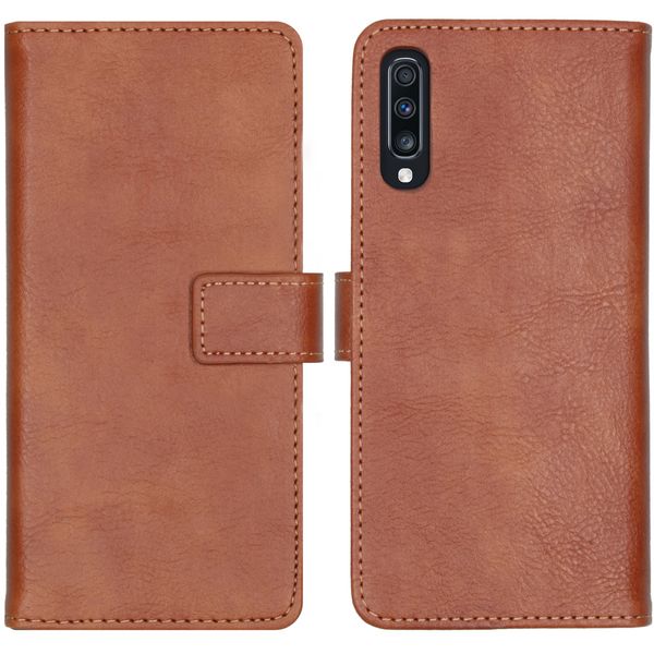 imoshion Luxuriöse Klapphülle Samsung Galaxy A70 - Braun
