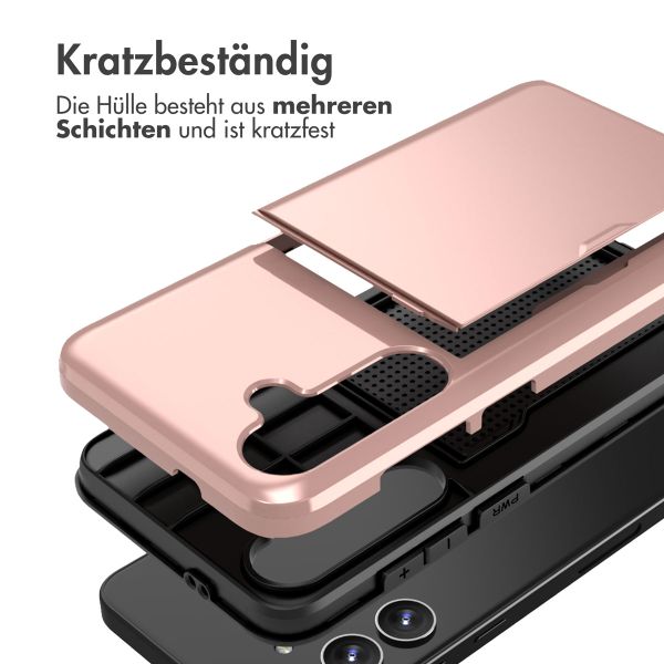 imoshion Backcover mit Kartenfach Samsung Galaxy S24 Plus - Rosé gold