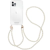 imoshion Handykette mit Perlen + Handgelenkschlaufe iPhone 12 (Pro) - Transparent