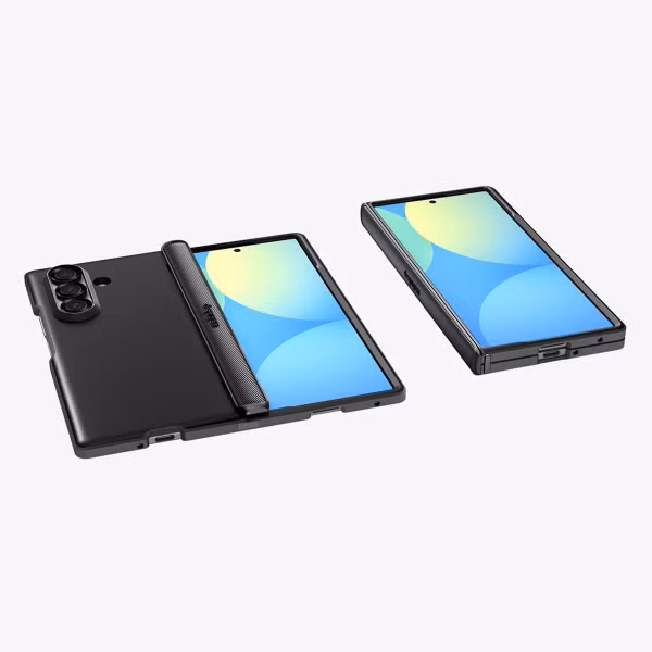 Spigen Slim Armor Pro MagFit Backcover Samsung Galaxy Z Fold 7 - Schwarz