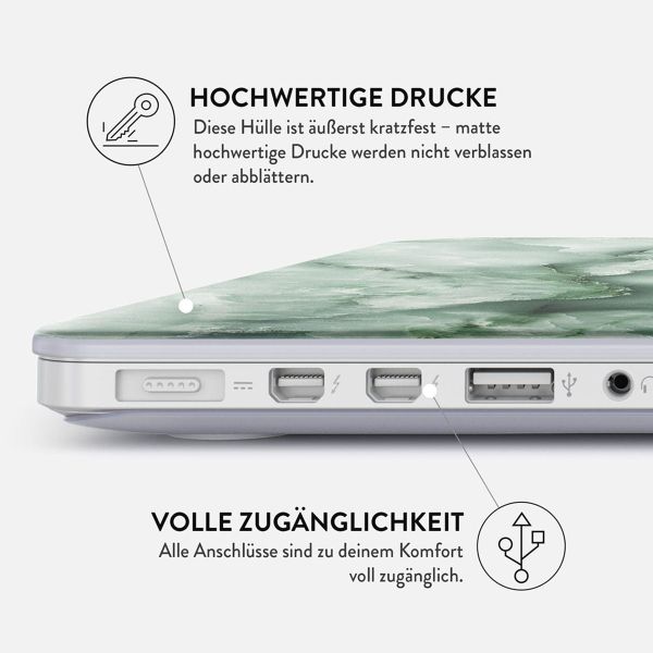 Burga Hardshell Hülle Apple MacBook Pro 14 Zoll (2021 / 2023 M3 chip / 2024 M4 chip / 2025 M5 chip) - Pistachio Cheesecake