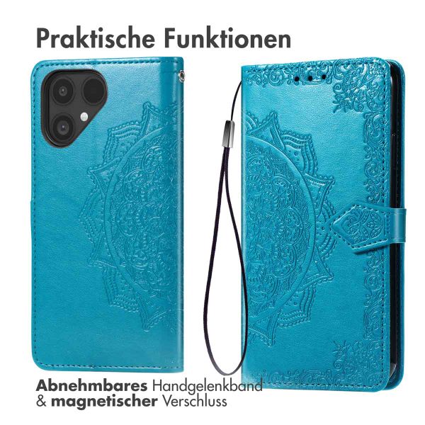 imoshion Mandala Klapphülle Fairphone 6 - Türkis