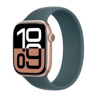 Apple Silikon Solo Loop für  Apple Watch Series 1 - 11 / SE / Ultra (44/45/46/49 mm) - Größe 8 - Lake Green