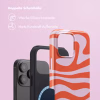 Selencia Vivid Rückabdeckung mit MagSafe Apple iPhone 16 Pro Max - Dream Swirl Pink