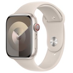 Apple Sport Band für Apple Watch Series 1 bis 10 / SE / Ultra (2) (44/45/46/49 mm) - Größe M/L - Starlight