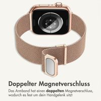 imoshion Mailändische Magnetarmband für Apple Watch | 38/40/41/42 mm - Rose Gold