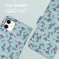 imoshion ﻿Design Klapphülle für das iPhone 11 - Blue Flowers