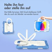 imoshion Rugged Kindersicher Schutzhülle Apple iPad 11 (2025) 11 Zoll A16 / iPad 10 (2022) 10.9 Zoll - Blau