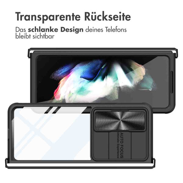 imoshion Back Cover mit Kameraschieber für das Samsung Galaxy Z Fold 4 - Schwarz