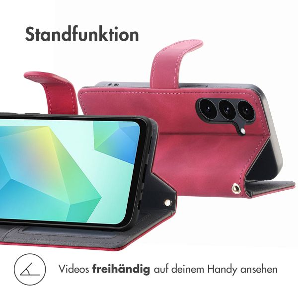 imoshion Klapphülle mit Kordel Samsung Galaxy S25 FE - Rot