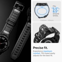 Spigen Rugged Armor™ Pro Case für die Samsung Galaxy Watch 6 Classic - 43 mm - Schwarz