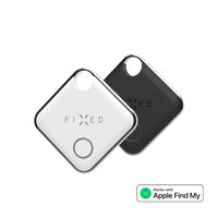 Fixed Tag - Bluetooth Tracker für iOS - 2 Pack - Schwarz / Weiß