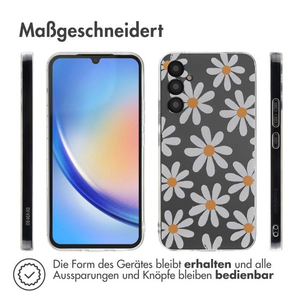 imoshion Design Hülle Samsung Galaxy A34 (5G) - Daisy Flower