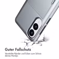 imoshion Backcover mit Kartenfach Samsung Galaxy S25 Edge - Grau