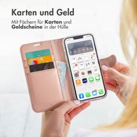 Accezz Wallet TPU Klapphülle Apple iPhone 13 Pro - Rosé gold