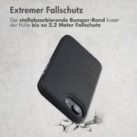Accezz Tough Back Cover mit MagSafe Apple iPhone 17e / 16e - Schwarz