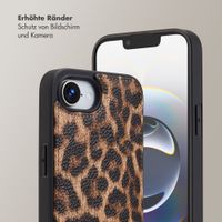 Selencia Nova HandyHülle mit Kordel und Kartenhalter Apple iPhone 16e - Leopard