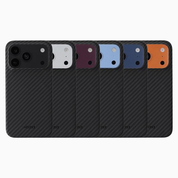 Accezz MagSafe Kevlar® Hülle Apple iPhone 18 Pro / 17 Pro - Schwarz
