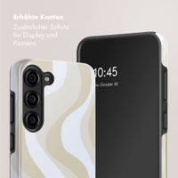 Selencia Vivid Back Cover Samsung Galaxy S23 FE - Desert Waves Beige