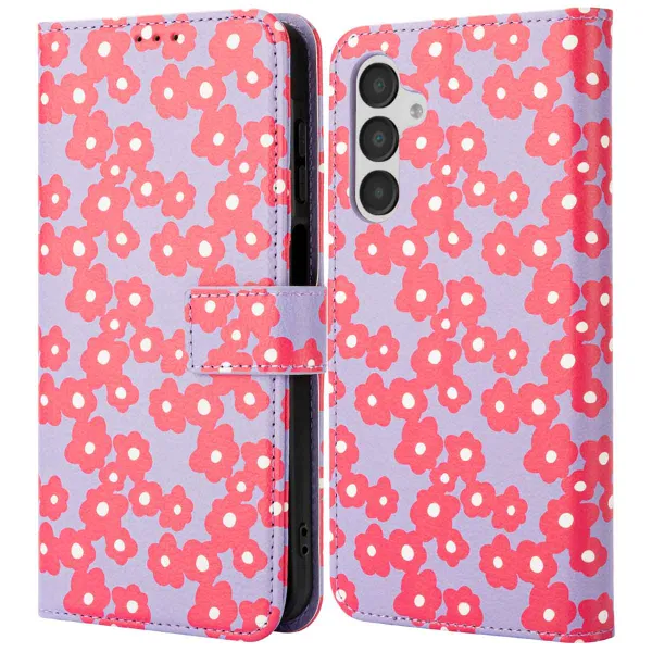 imoshion Design Klapphülle Samsung Galaxy A16 5G - Dusty Rose Blossoms