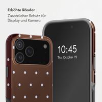 Selencia Vivid Rückabdeckung mit MagSafe Apple iPhone 17 Pro - Happy Dots Chocolate