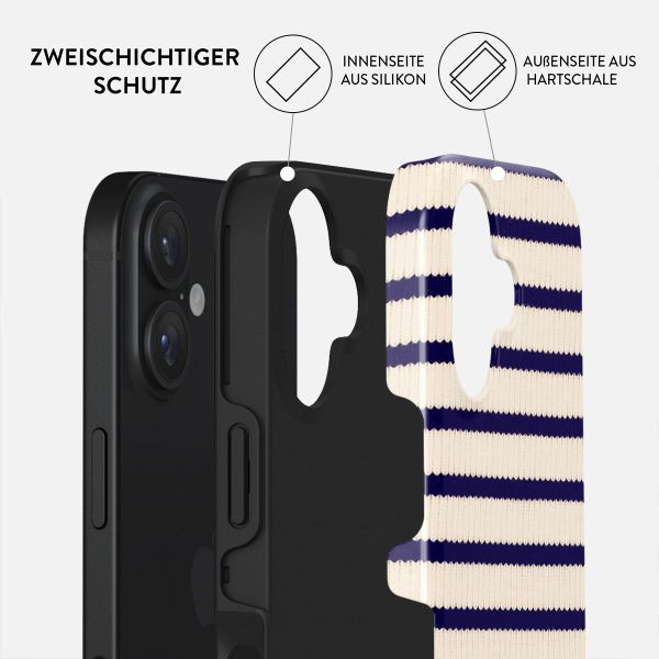 Burga Tough Back Cover für das Apple iPhone 16 - Old Money
