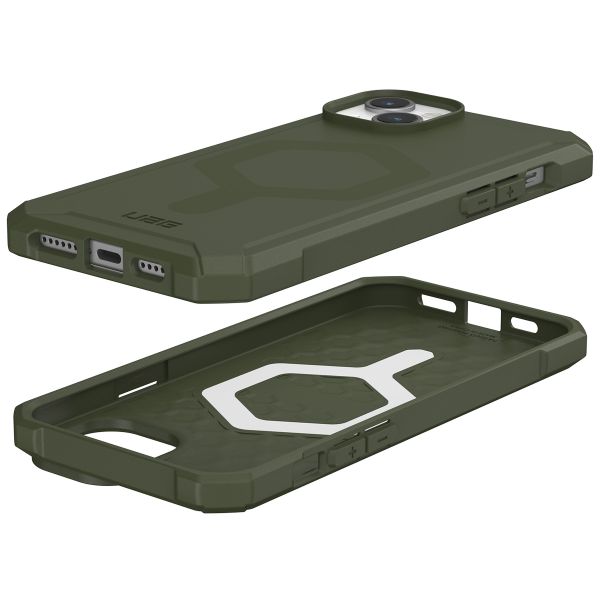 UAG Essential Armor MagSafe für das iPhone 15 Plus - Olive Drab