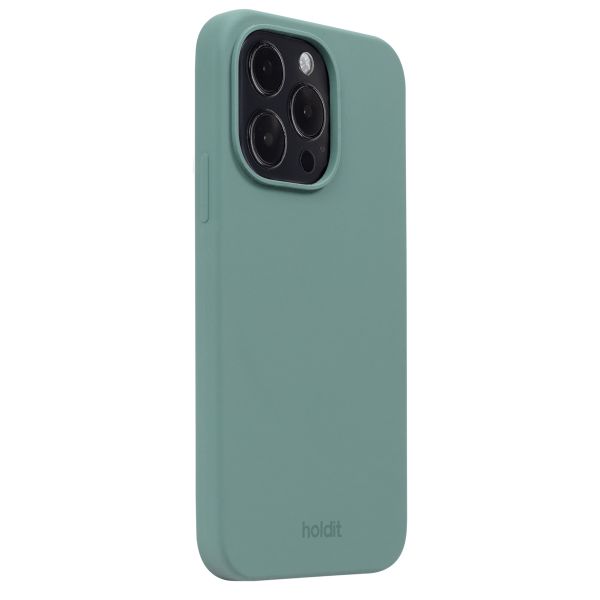 Holdit Silicone Case Apple iPhone 15 Pro - Moss Green