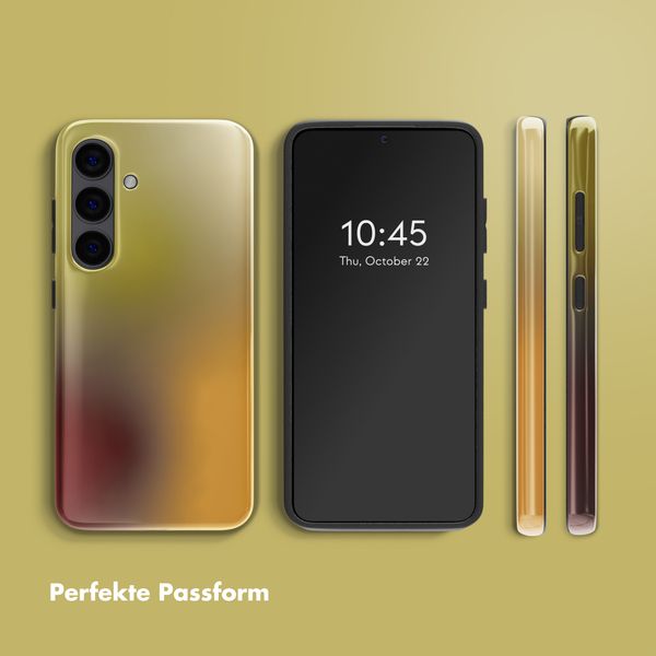 Selencia Vivid Back Cover Samsung Galaxy S24 - Gradient Olive Dust