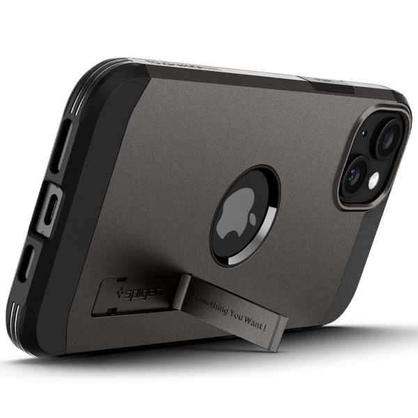 Spigen Tough Armor™ Case MagSafe für das iPhone 15 - Gunmetal