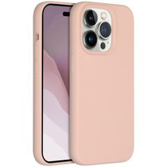 Accezz Liquid Silikoncase für das iPhone 14 Pro - Rosa