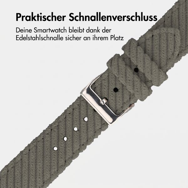 imoshion Corduroy-Band für Apple Watch | 38/40/41/42 mm - Grün