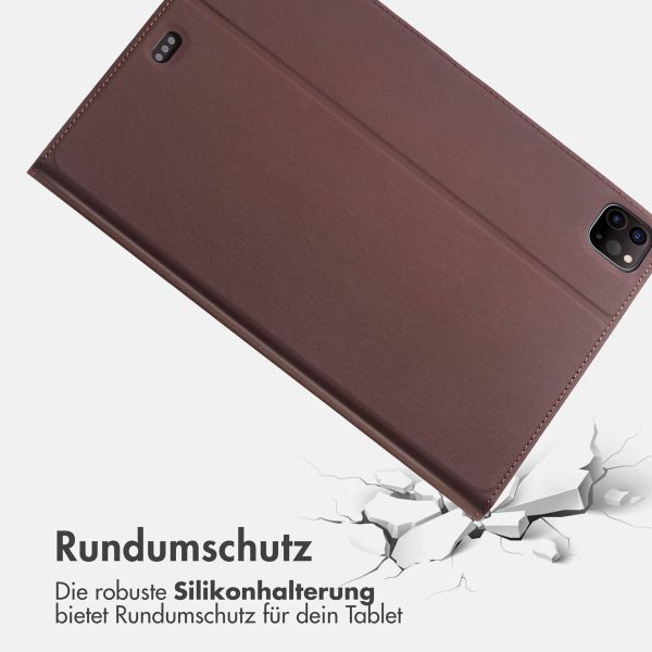Accezz Classic Tablet Case Apple iPad Pro 12.9 (2022) / Pro 12.9 (2021) / Pro 12.9 (2020) - Braun