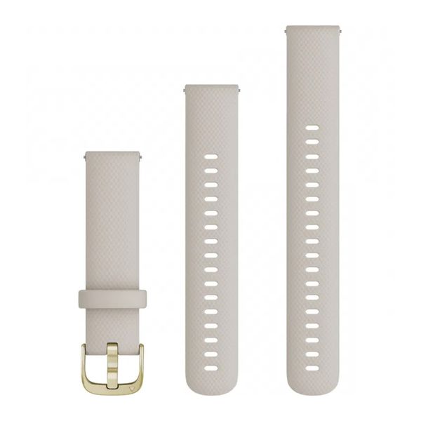 Garmin Silikonarmband -   Garmin 18 mm Anschluss - Light Sand / Gold