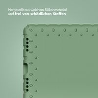 imoshion Schutzhülle mit Handgriff kindersicher Apple iPad 11 (2025) 11 Zoll A16 / iPad 10 (2022) 10.9 Zoll - Olive Green