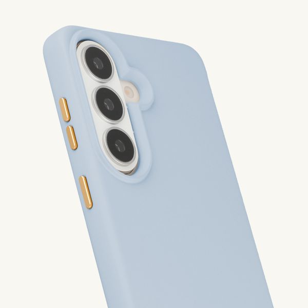 Selencia Rivièra Backcover mit MagSafe mit abnehmbaren Haken Samsung Galaxy S26 - Powder Blue