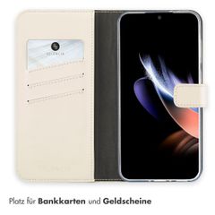 Selencia Echtleder Klapphülle Samsung Galaxy A36 / A56 - Greige