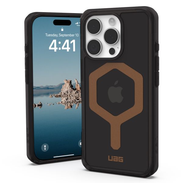 UAG Plyo Backcover MagSafe für das iPhone 16 Pro - Black / Bronze