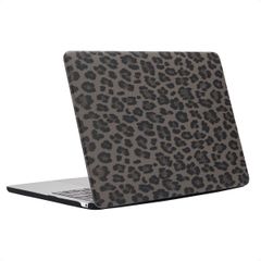 Selencia Sabi Laptop Cover Leopardenmuster Apple MacBook Air 15 Zoll (2023 / 2024 M3 chip / 2025 M4 chip) - Midnight Black