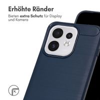 imoshion Brushed Back Cover Oppo Reno 16 / 16 Pro - Dunkelblau