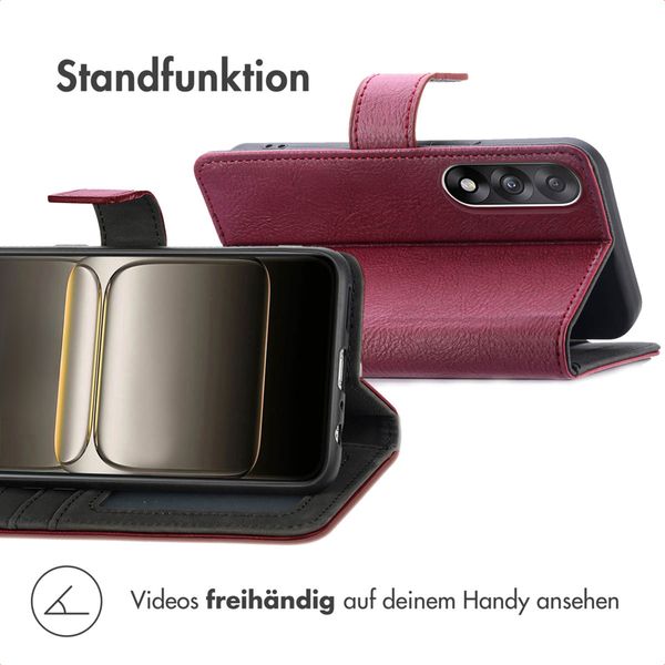 imoshion Luxuriöse Klapphülle OnePlus Nord 5 - Bordeaux